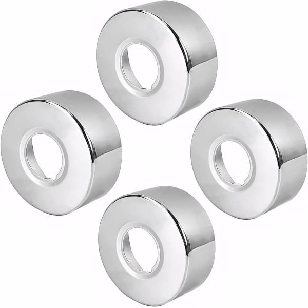 4-delige Rosette Douchekraan Set 66x25x30mm Verwarmingsbuis RVS Douche Fixture Waterkraan Decoratie Keuken Accessoires