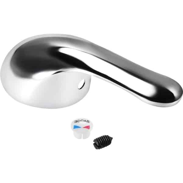 40 mm cartridge kraan met hendelgreep - elektrische geplateerde kraan - enkele hendelgreep - kraanset voor keuken en badkamer - zilverkleurig