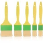 5 Stuks Rijgborstel, Multifunctioneel Voedselborstel voor Olie Boter Saus Eiervloeistof Deegborstel om te Bakken Olieborstel BBQ Borstels Keuken Barbecue Accessoires
