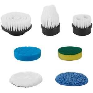 7Pcs Vervangende Borstels voor Elektrische Draaiborstel, Universeel Geschikt voor de Meeste Draadloze Schoonmaakborstels voor Meerdere Oppervlakken in Keuken, Badkamer, Douche, Tegel