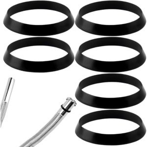 Afdichtringen voor keukenspoelbak - set van 6 - afvoerafdichting - rubberen afdichting - 40 mm - keuken accessoires