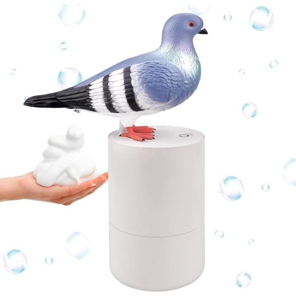 Allecta - Automatische Zeepdispenser 300 ML - Elektrische Handzeepdispenser - Aanraakloze Sensor - Vloeibare Zeepdispenser voor Badkamer en Keuken - Grijs - Hygiënisch en Gemakkelijk in Gebruik