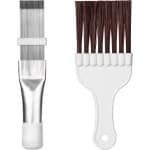 Allecta - Condensor Reinigingsborstel voor Airconditioning & Koelkast - Roestvrij Staal - Verdamper Reiniger - Radiatorvin Reparatietool - Auto, Koelkasten, Computers-Koelkast spoel - Keuken Accessoire