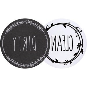 Allecta - Universele Dubbelzijdige Magneet voor Vaatwasser - Schoon Vuil Teken - Keuken Accessoire