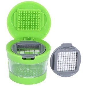 Allecto - - Knoflookpers - Multifunctionele Groente- en Fruitchopper - Duurzaam en Veilig - Keuken Accessoire - Efficiënt en Tijdbesparend - Geschikt.