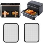 Allecto - - Stainless Steel Splash Guard - Air Fryer Accessoire - Veiligheid voor je keuken - Staal - Bescherming tegen spatten - Geschikt voor Cosor.