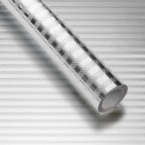 Aluminium Hechtingsfilm Stickervel Zelfklevende Keukenfilm/Warmtebestendig Wandpapier/Oliebestendig Waterdicht 40 x 200 cm - Keuken Accessoires - DIY Decoratie