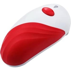 Automatische Blikopener - Elektrische Keuken Gadget - Moeiteloos Blikjes Openen - Handsfree Gladde Rand - Compact Ontwerp - Rood