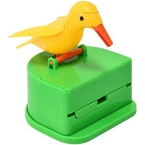 Automatische Tandenstokerdispenser - Tandenstokerhouder Vogel - Keuken Accessoire - Grappig Vogel Design - Compact Formaat - Zoals Afgebeeld