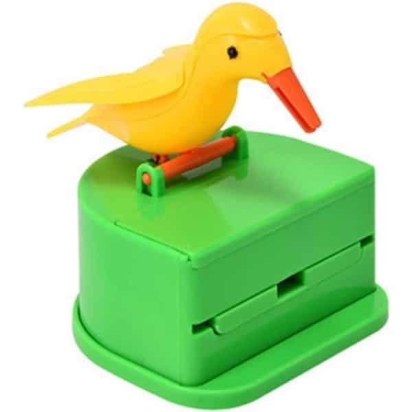 Automatische Tandenstokerdispenser - Tandenstokerhouder Vogel - Keuken Accessoire - Grappig Vogel Design - Compact Formaat - Zoals Afgebeeld