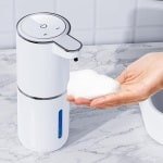 Automatische elektrische zeepdispenser met 4 instelbare niveaus - Oplaadbaar via USB voor keuken en badkamer