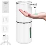 Automatische elektrische zeepdispenser met sensor voor badkamer en keuken - 4-traps instelling en batterijniveau