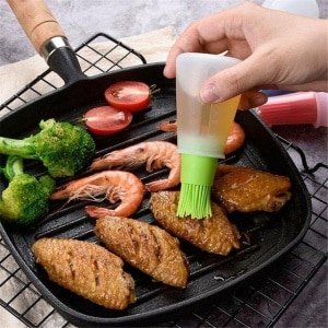 Bakolie Borstel Siliconen Olie Fles Met Cap Barbecue Borstel Met Schaal Saus Boter Borstel Keuken Koken Accessoire