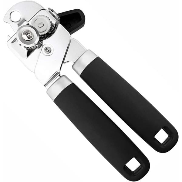 Blikopener Magnetisch - Keuken Accessoire - Snel Blikken Openen - Soepele Rand - 19cm Lengte - Zwart