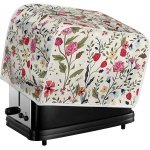 Broodrooster Cover - Keuken Accessoires - Keuken Bescherming - Stof- en Vingerafdruk Bescherming - 20x29x19 cm - Ditsy Bloemen