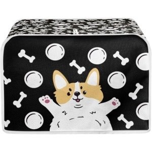 Broodrooster Deksel - Keuken Accessoire - Apparaat Beschermen - Stofvrij Ontwerp - 25 x 20 x 8 cm