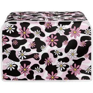 Broodroosterhoes - Keuken Accessoire - Keuken Bescherming - Met Haak Ontwerp - 31.5 x 27 x 21 cm - Daisy Koeienvlek