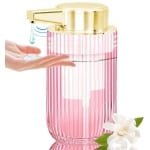 Contactloze glazen zeepdispenser - Oplaadbare 300 ml met elektrische sensorpomp voor keuken en badkamer