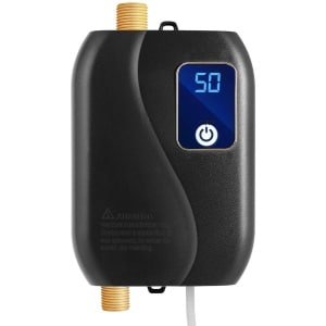 D&A Doorstroomboiler - Doorstroomverwarmer - Boiler - Elektrische Boiler - Keuken - Badkamer - 3500W - Instant Hot - LCD - Zwart