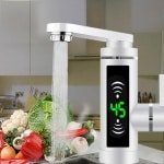 Directe Elektrische Waterverwarmer Kraan 3000W met LED Temperatuurdisplay voor Keuken en Badkamer