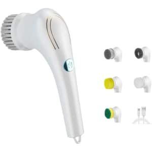 Draadloze Elektrische Schrobber met 5 Verwisselbare Borstelkoppen voor Badkamer en Keuken