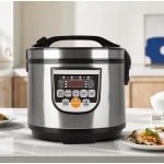 Draagbare 5L Elektrische Rijstkoker - Multi Cooker - Soep, Pap & Stoomfunctie - Voor Auto en Keuken