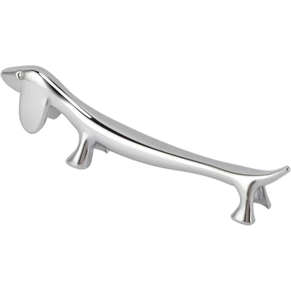 Eetstokje Standhouder Lepel Vork Mes Organizer Lichtgewicht Draagbaar Gegalvaniseerd Zinklegering Dierlijke Vorm Zilver Bestekrek Keuken Accessoire Opbergrek (Pup Design)