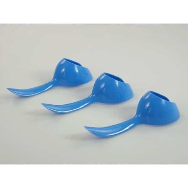 Eierlepels Set - Keuken Accessoires - Ontbijt Serveren - Vaatwasserbestendig - 3 Stuks - Blauw