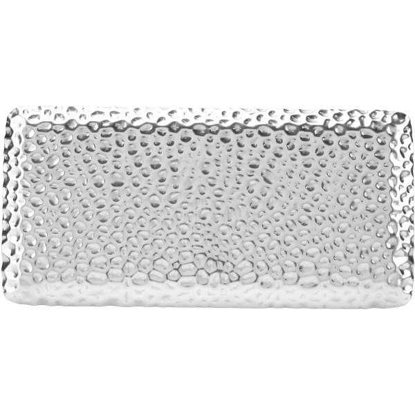 Elegante Gehamerde Dienblad van RVS voor Woonkamer, Slaapkamer en Keuken - Stijlvol en Duurzaam Accessoire