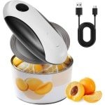 Elektrische Blikopener - Automatische Opener - Keuken Gemak - Eén Knop Bediening - Magnetisch Deksel