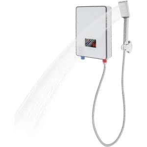 Elektrische Doorstroomboiler - Mini Boiler Keuken - Direct Warm Water - Instelbare Temperatuur - 27 x 18 x 7 cm