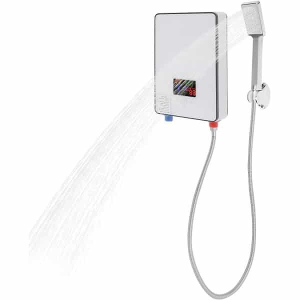 Elektrische Doorstroomboiler - Mini Boiler Keuken - Direct Warm Water - Instelbare Temperatuur - 27 x 18 x 7 cm