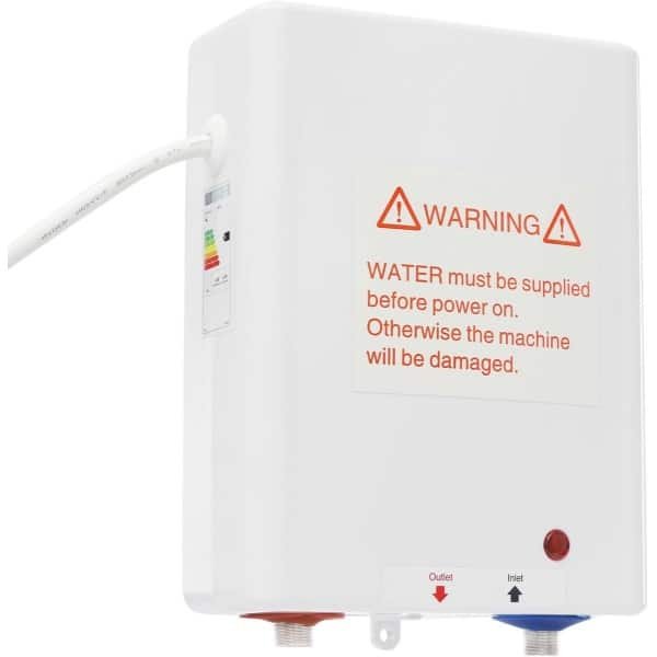 Elektrische Doorstroomverwarmer voor Keuken en Wastafel 3.5 kW Direct Hete Water 230V