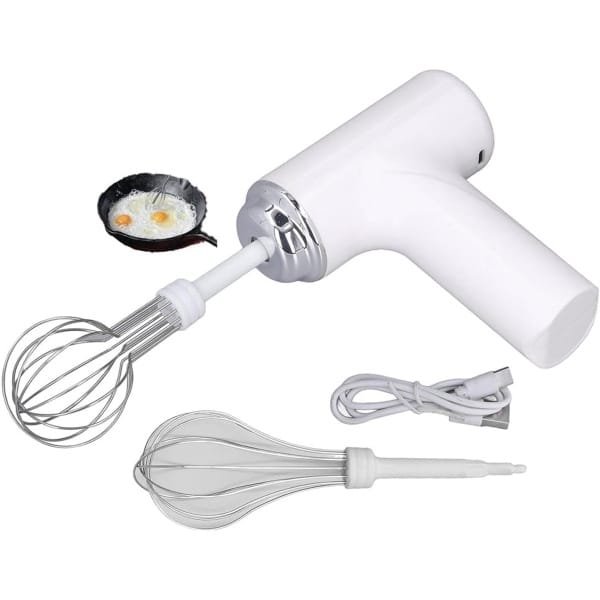 Elektrische Garde - Handmixer Blender - Keuken Bakken Koken - Oplaadbaar 3 Snelheden - 23 x 20 x 5 cm