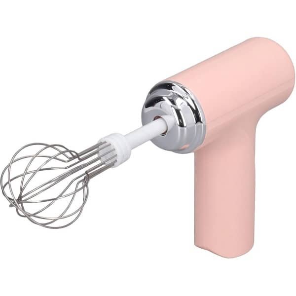 Elektrische Garde - Handmixer Keuken - Snel Mixen - Draadloos en Oplaadbaar - 18 cm Lengte - Roze
