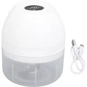 Elektrische Hakker - Mini Blender - Keuken Assistent - Draadloos Oplaadbaar - 250 ml - Wit