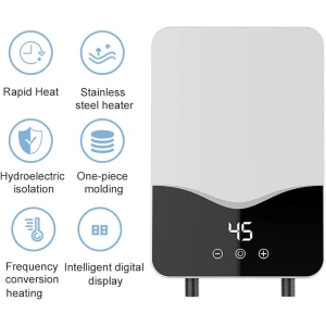 Elektrische Mini Doorstroomboiler 5500W/7000W - Direct Warm Water voor Keuken en Douche