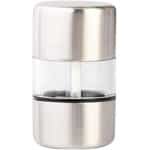 Elektrische Pepermolen - Automatische Kruidenmolen - Keuken Gebruik - Verstelbare Grofheid - 5.5cm Breed - Zilverkleurig