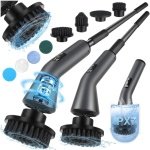 Elektrische Reinigingsborstel Oplaadbaar - IPX7 Waterdicht - 7 Opzetstukken - Voor Badkamer, Keuken, Tegels & Auto