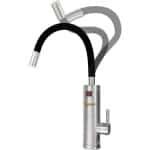 Elektrische Warmtepomp Kraan 360° Draaibaar voor Keuken en Badkamer met LCD Temperatuurmeter