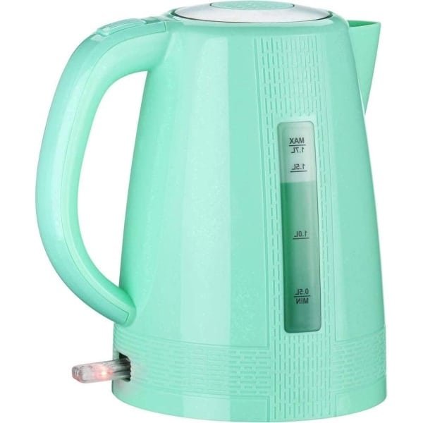 Elektrische Waterkoker - Snel Water Koken - Keuken Gebruik - Draadloos Ontwerp - 1.7 Liter - Mintgroen