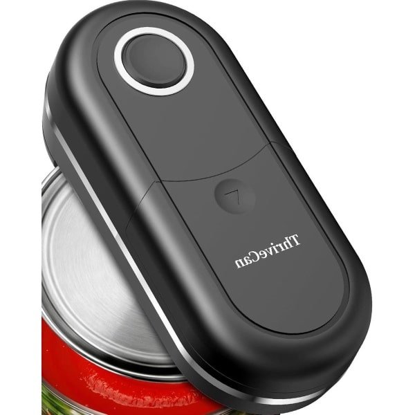 Elektrische blikopener - Automatische opener - Keuken gemak - Gladde randuitsnijding - Standaard - Zwart