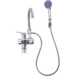 Elektrische doorstroomkraan - Warmwaterkraan Keuken - Direct Warm Water - LCD Temperatuurweergave - 14.5x29cm - Zilver