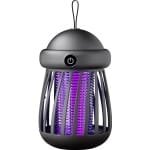 Elektrische insectenverdelger, draagbare insecten- en vliegenverdelger met 2 lichtstanden en USB Type-C-oplaadpoort, 360° muggenlamp voor kamperen, buitenactiviteiten, reizen, woonkamer, slaapkamer, keuken en achtertuin.