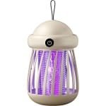 Elektrische muggenverdelger met wandhaak en USB-oplaadfunctie, ultrastille vliegenvanger voor binnen en buiten, UV-lichtvanger, voor thuis, keuken, kantoor, terras, slaapkamer