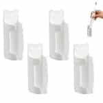 Elektrische tandenborstel houder, 4 stuks, Wand tandenborstel houder, Zelfklevende borstel hoofdhouder, Bear beugel, Tandborstel organisator, Elektrische tandenborstel houder voor badkamer, Keuken