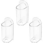 Elektrische tandenborstelhouders set van 3 - Sterke lijm - Badkamer en keuken - Borstelvrij ontwerp