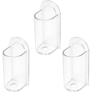 Elektrische tandenborstelhouders set van 3 - Sterke lijm - Badkamer en keuken - Borstelvrij ontwerp