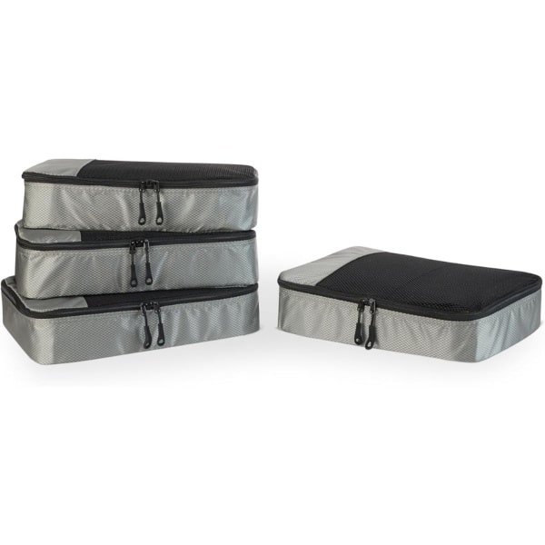 Famanu - Roestvrij Staal Keukengerei Set - Nonstick Roestvrij Staal Kookgerei Set - Hittebestendige Keukenbenodigdheden & Metalen Keuken Gadgets (10 stuks- Hout en Zilver)