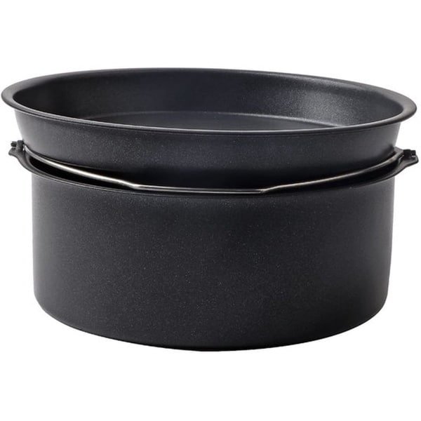 Friteuse Accessoires Cake Vat Pizza Pan Huishoudelijke Bakplaat Keuken Gereedschap Anti-aanbak Set Inclusief Ronde Blikken Diep (20,5 cm)
